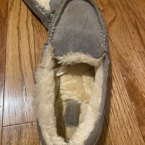 UGG grey slipper moccasins